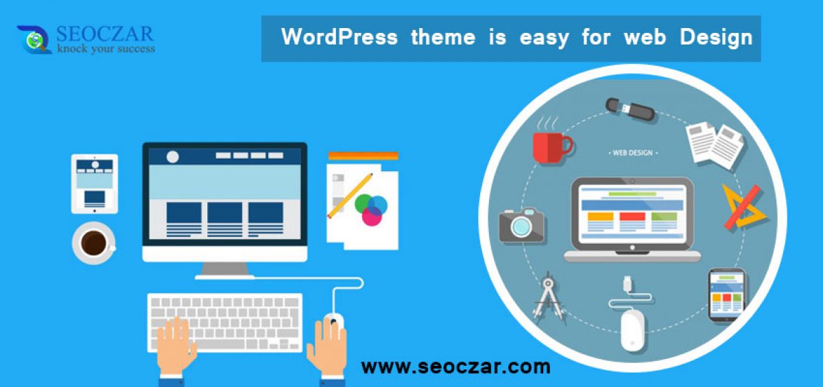 WordPress theme is easy for web design