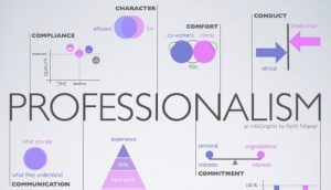 Professionalism logo: customer's online experience