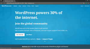 WordPress screenshot