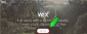 how to get started with Wix: free blog