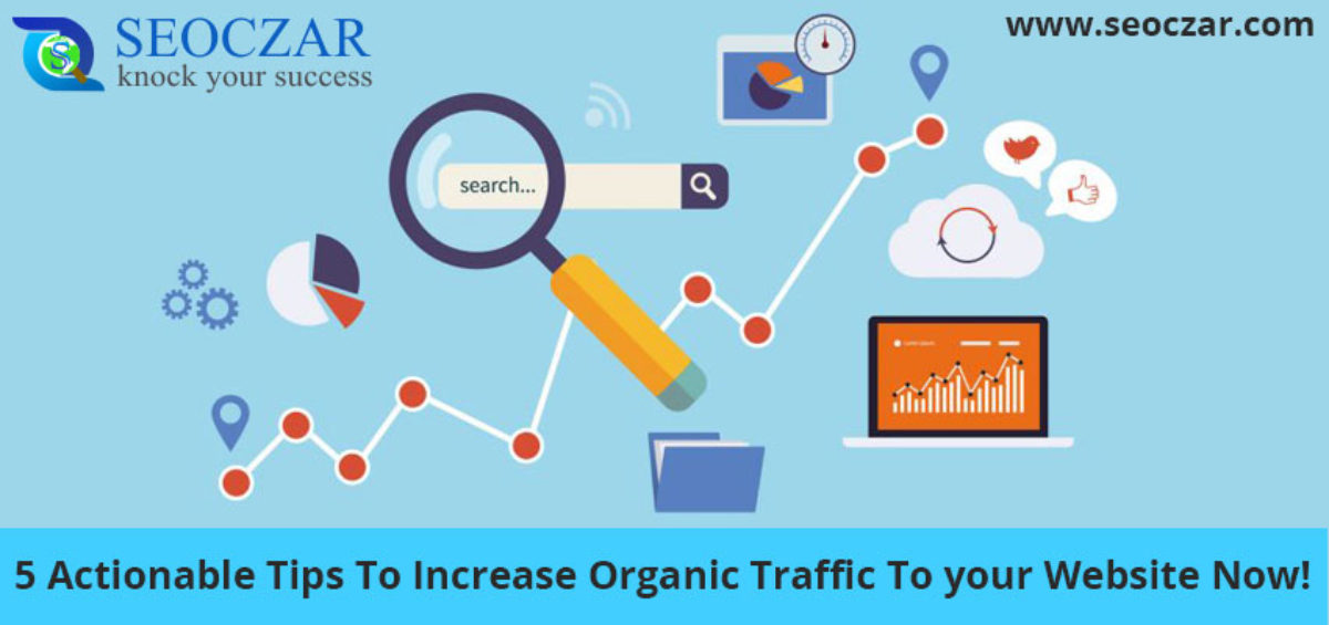 5 Actionable Tips To Increase Organi Traffic To your Website Now